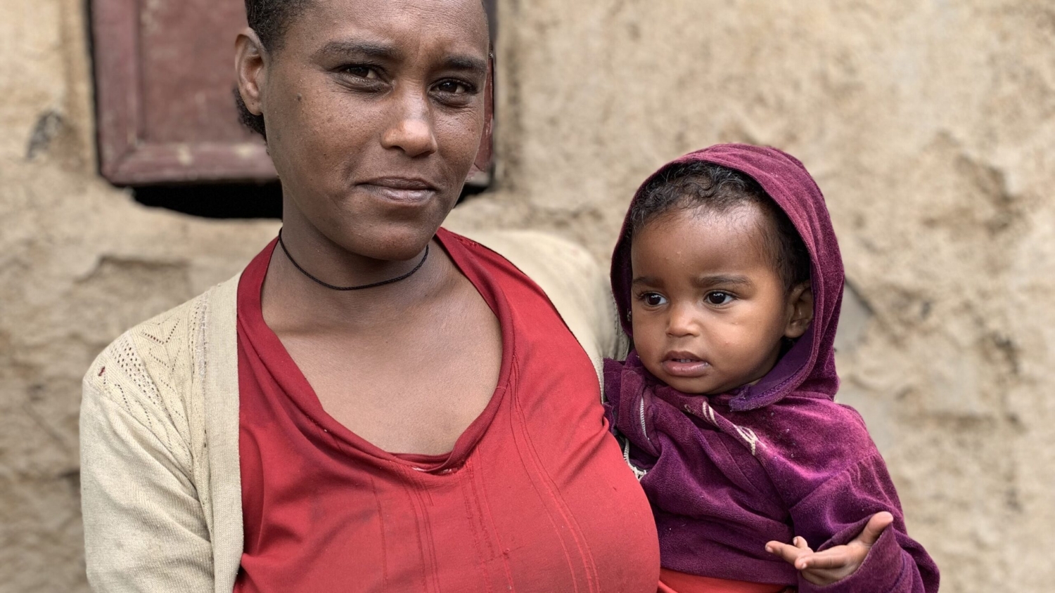 Ethiopian mother with baby