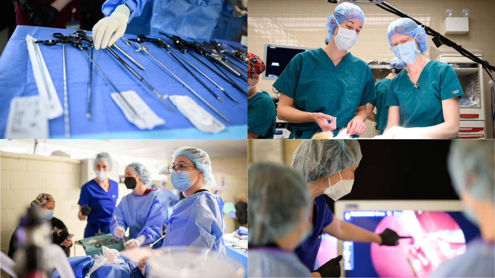 collage of minimally invasive surgery images
