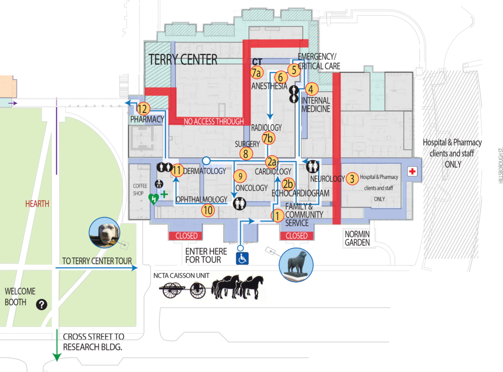 Terry Center Tour Map
