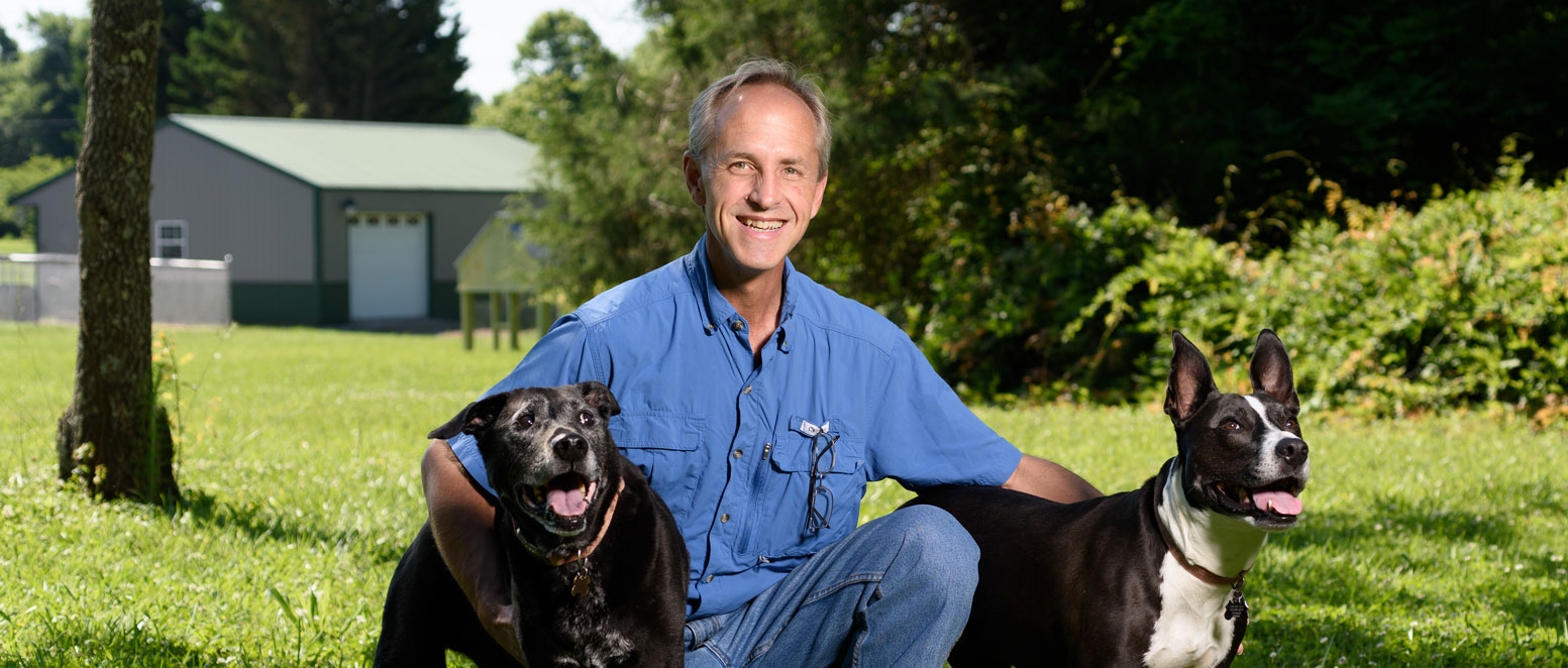 Brant Ramm with Sweetie and Sable