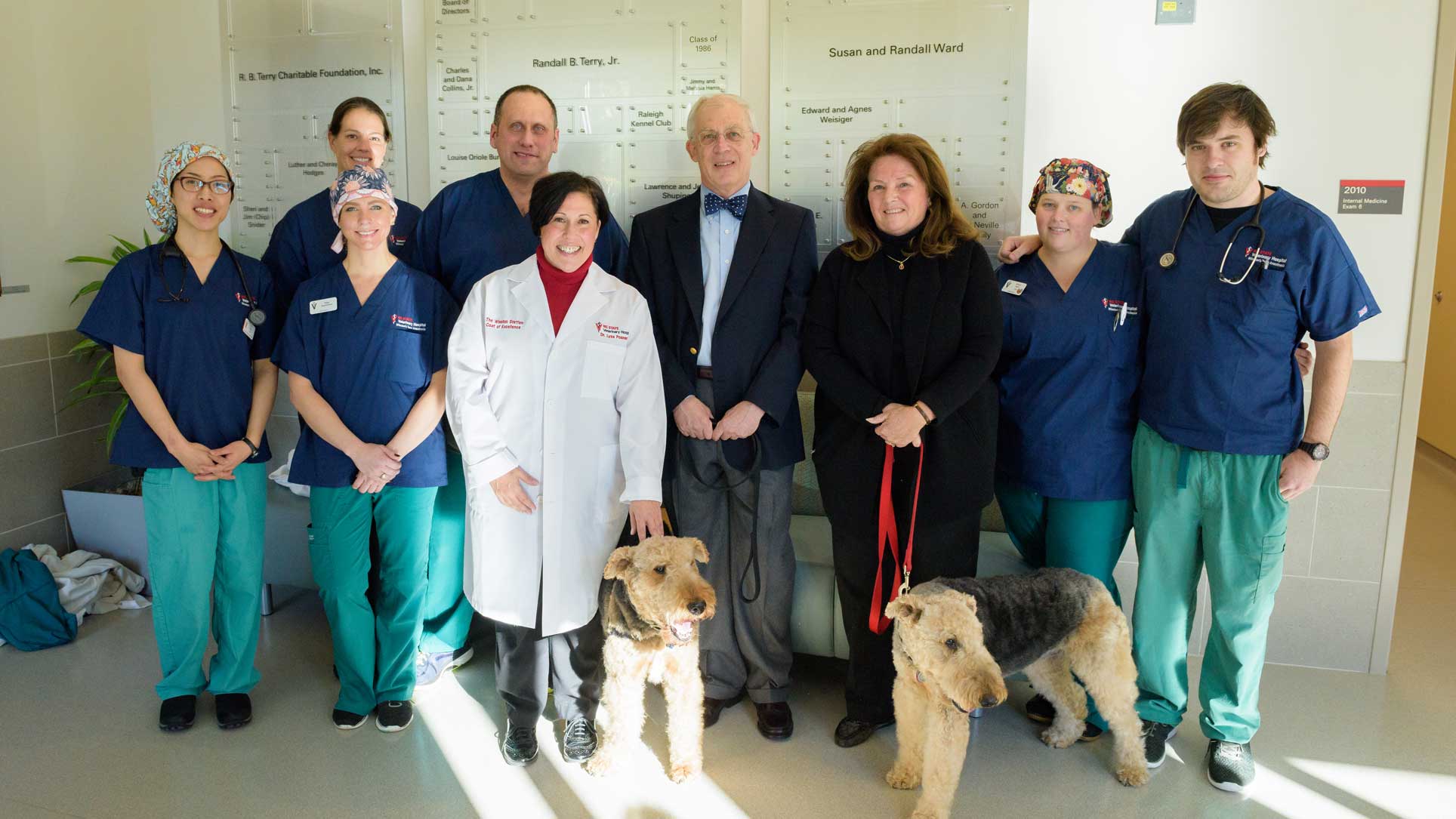 NC State Veterinary Hospital's anesthesia team